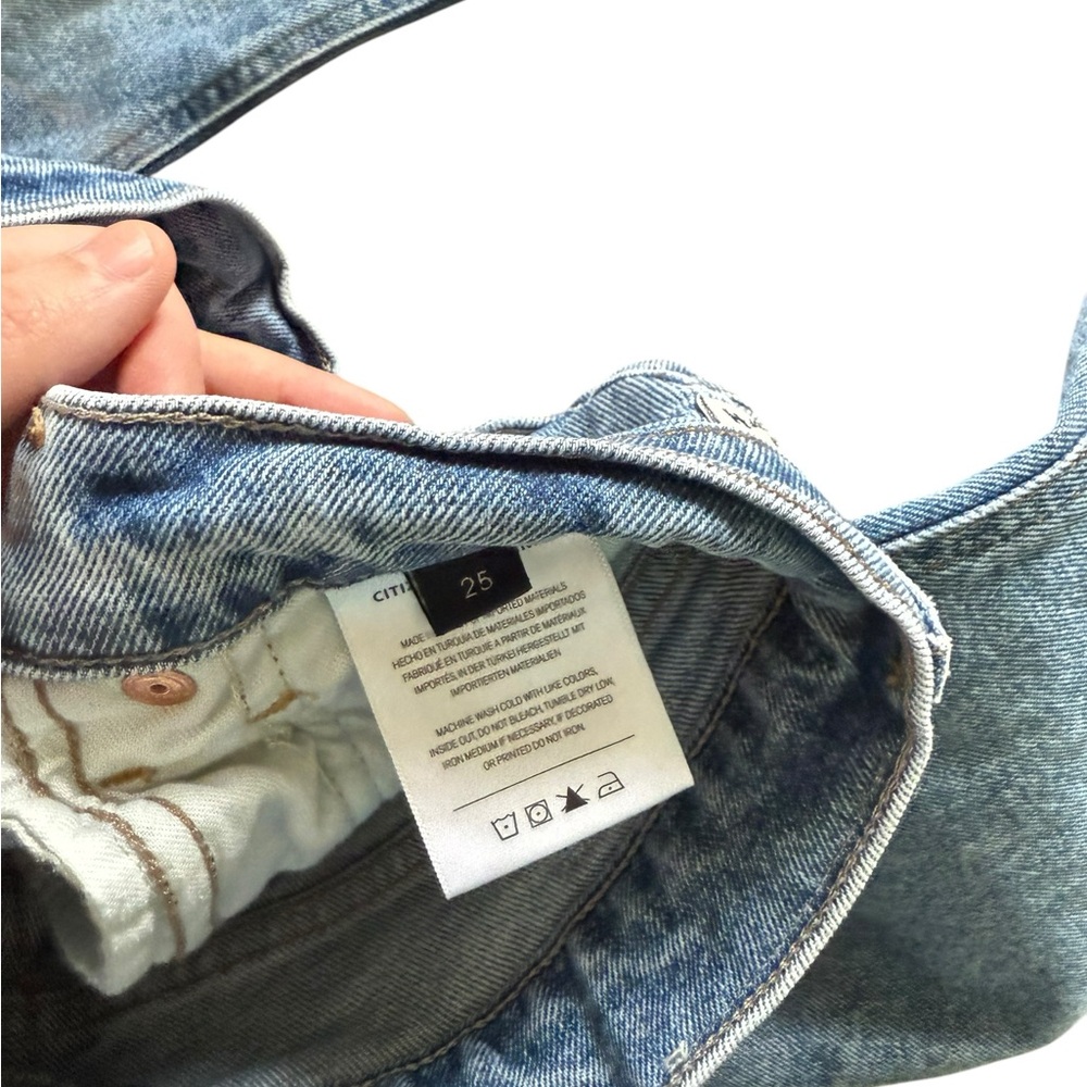 Citizens Of Humanity Blue Straight Leg Jeans